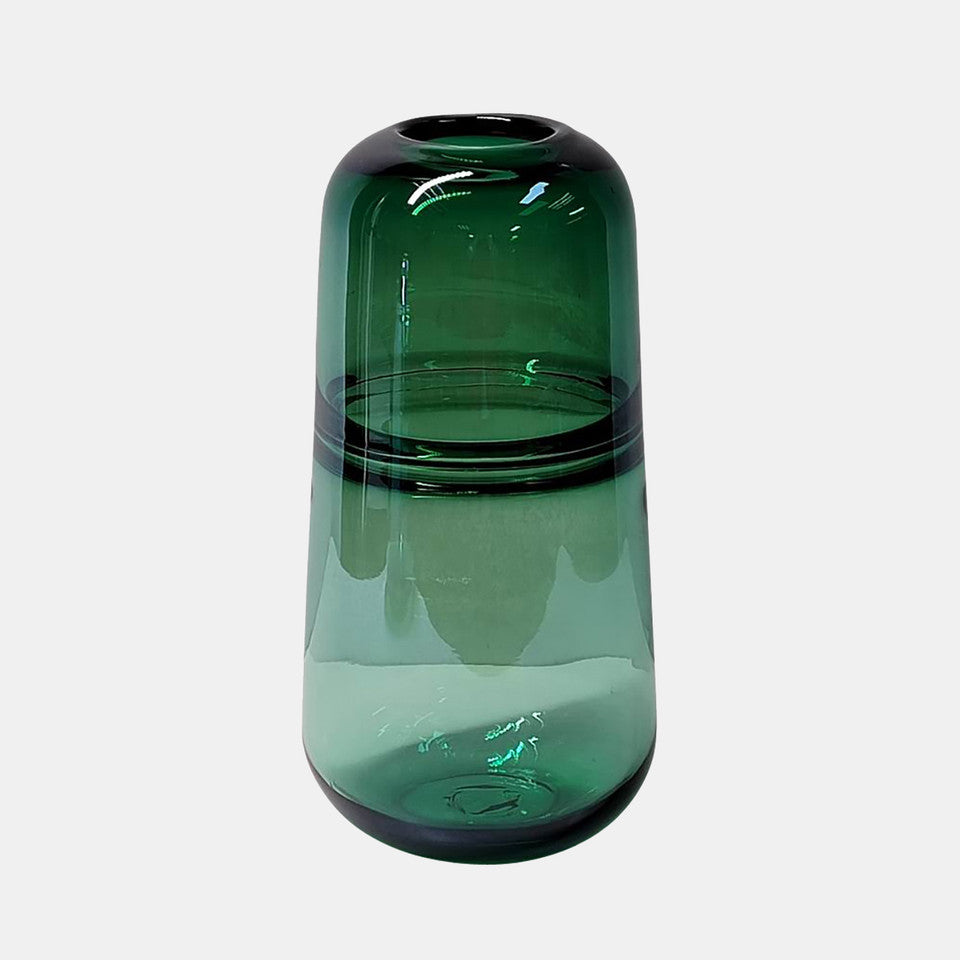 Green Handmade Glass Vase