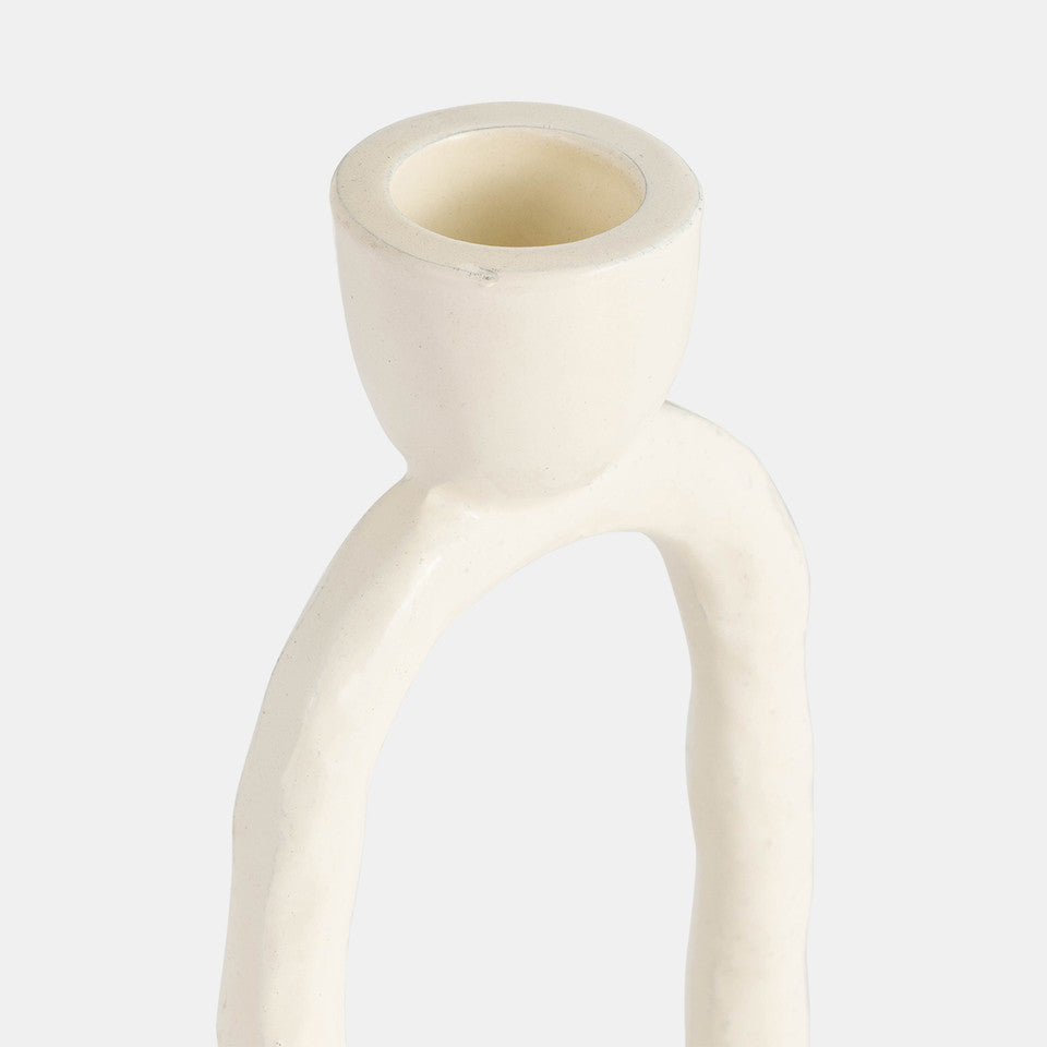 Open Oval Taper Candleholder