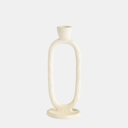 Open Oval Taper Candleholder