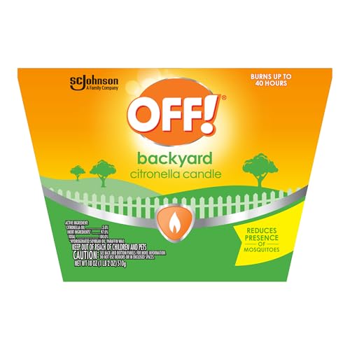 OFF! Backyard Citronella Scented Candle