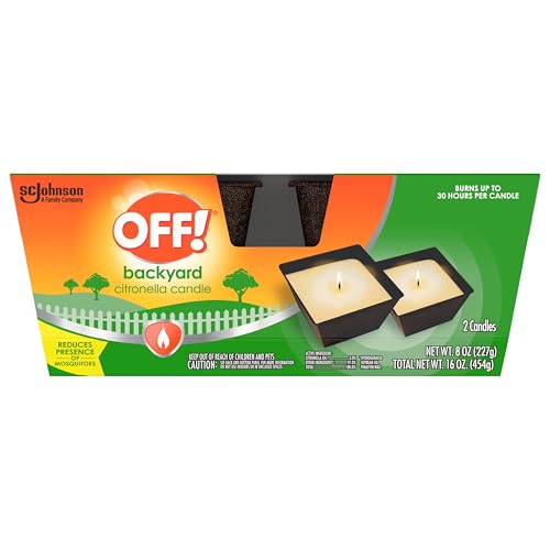 OFF! Backyard Citronella Scented Candle