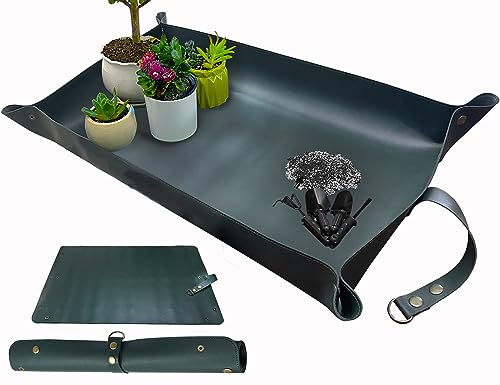 Faux Leather Plant Repotting Mat