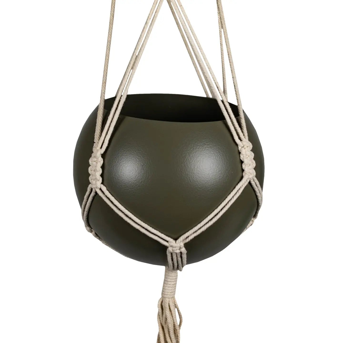 Boho Round Hanging Pot & Hanger