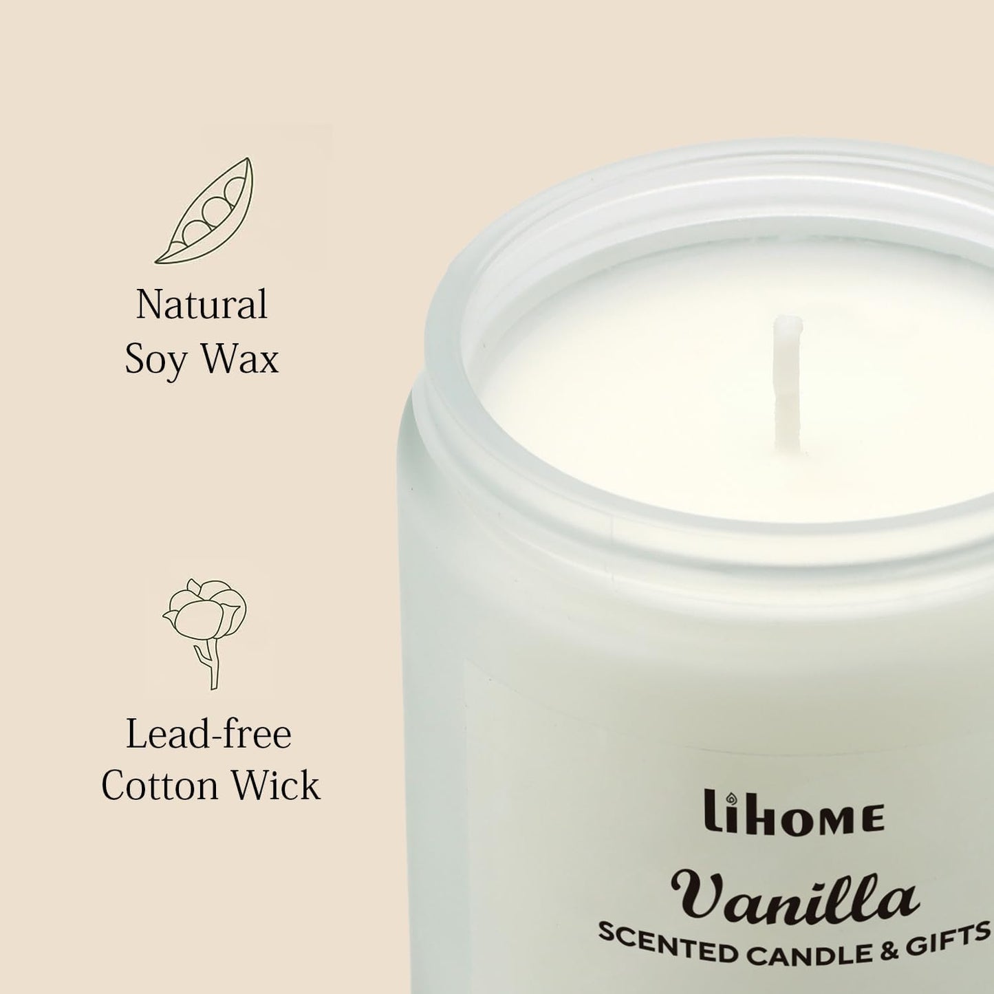 Happy Birthday Candle | Natural Soy Wax Vanilla Scented Candles