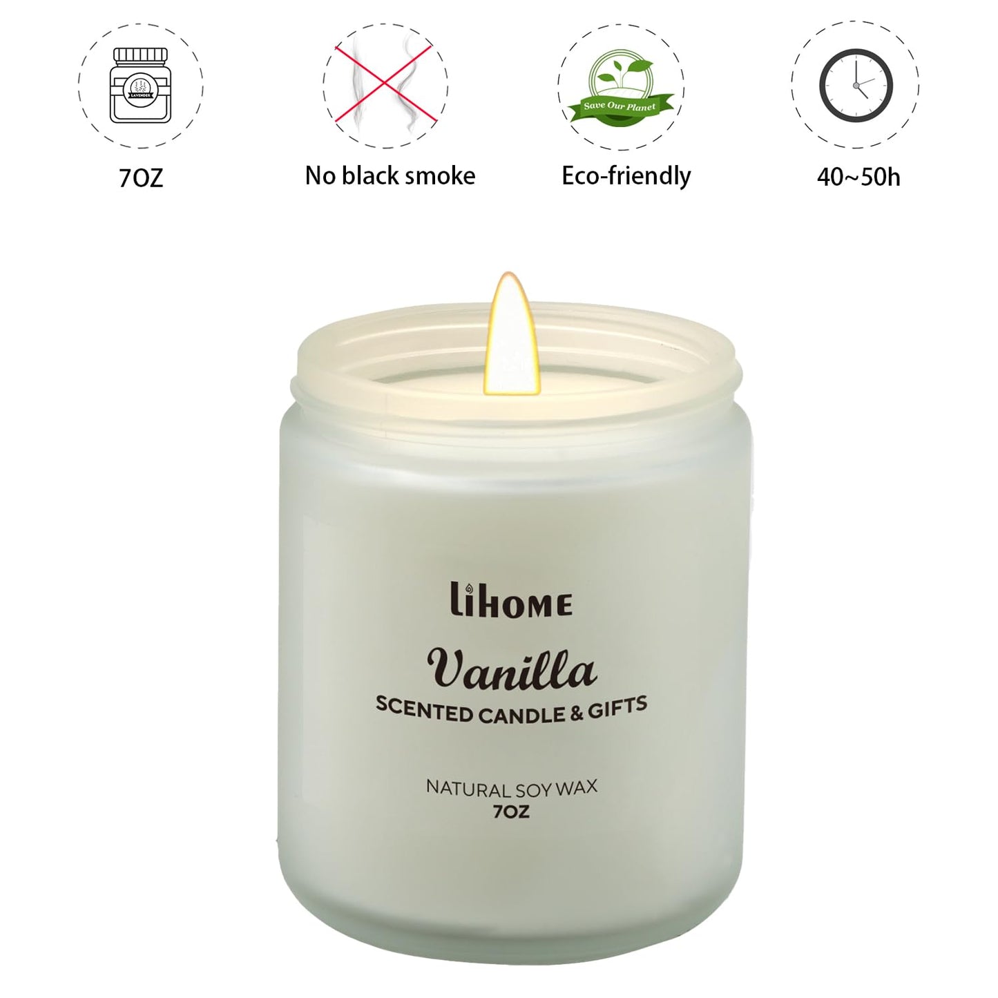 Happy Birthday Candle | Natural Soy Wax Vanilla Scented Candles