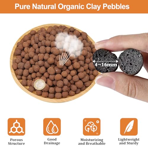 Organic Expanded Clay Pebbles for Plants | Leca