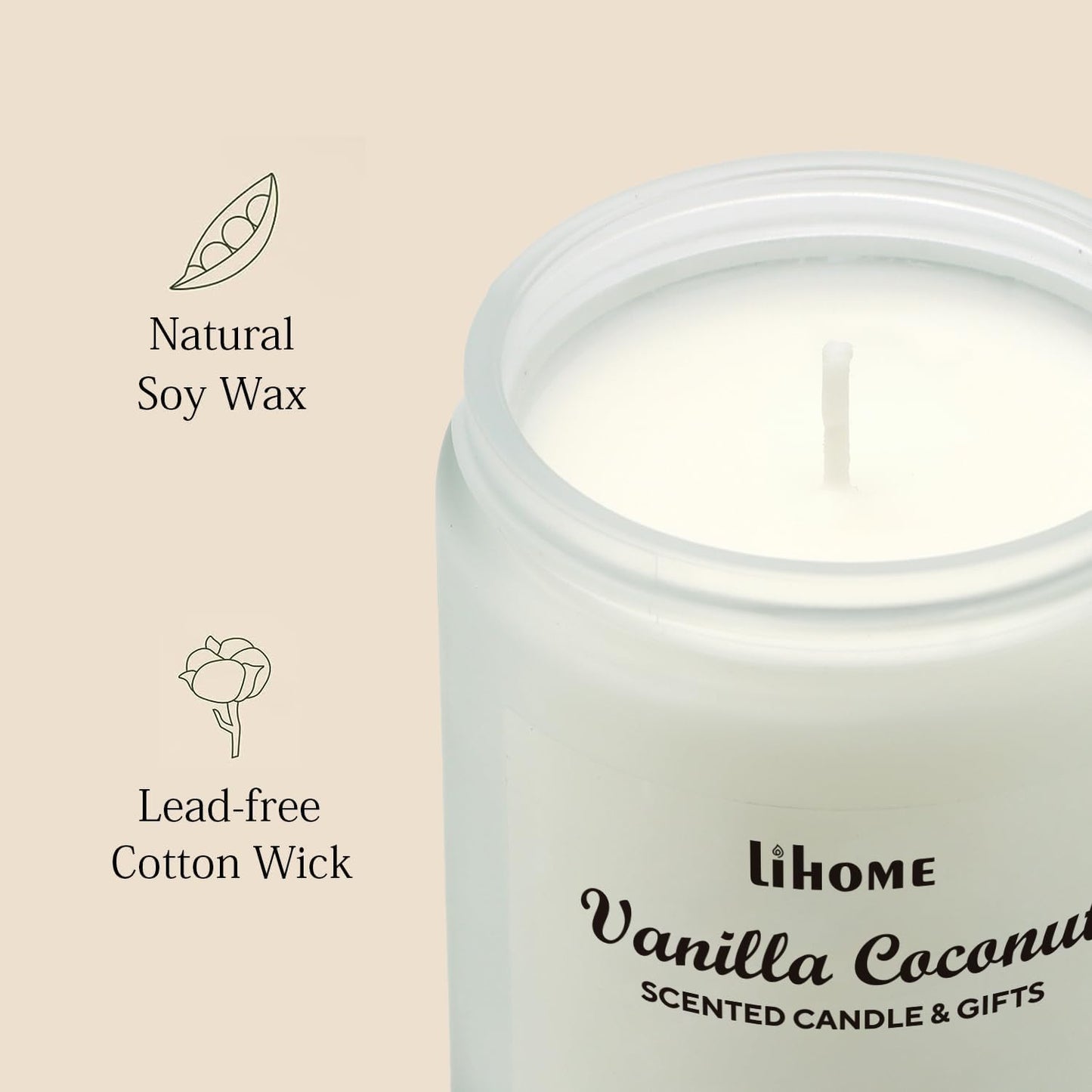 Happy Birthday Candle | Natural Soy Wax Vanilla Scented Candles