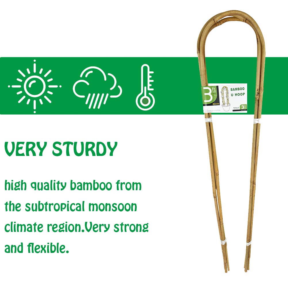 Bamboo Arch Trellis - 3 PACK