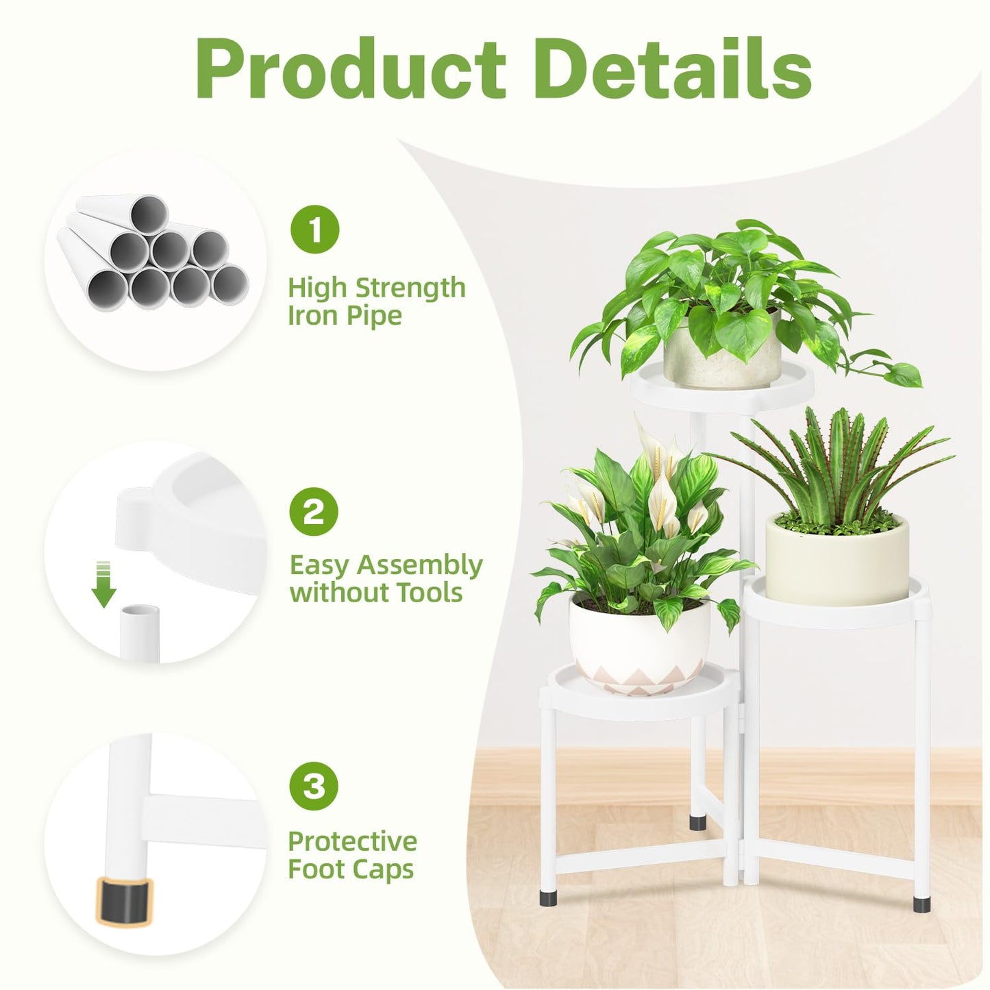 5 Tier Folding Plant Stand