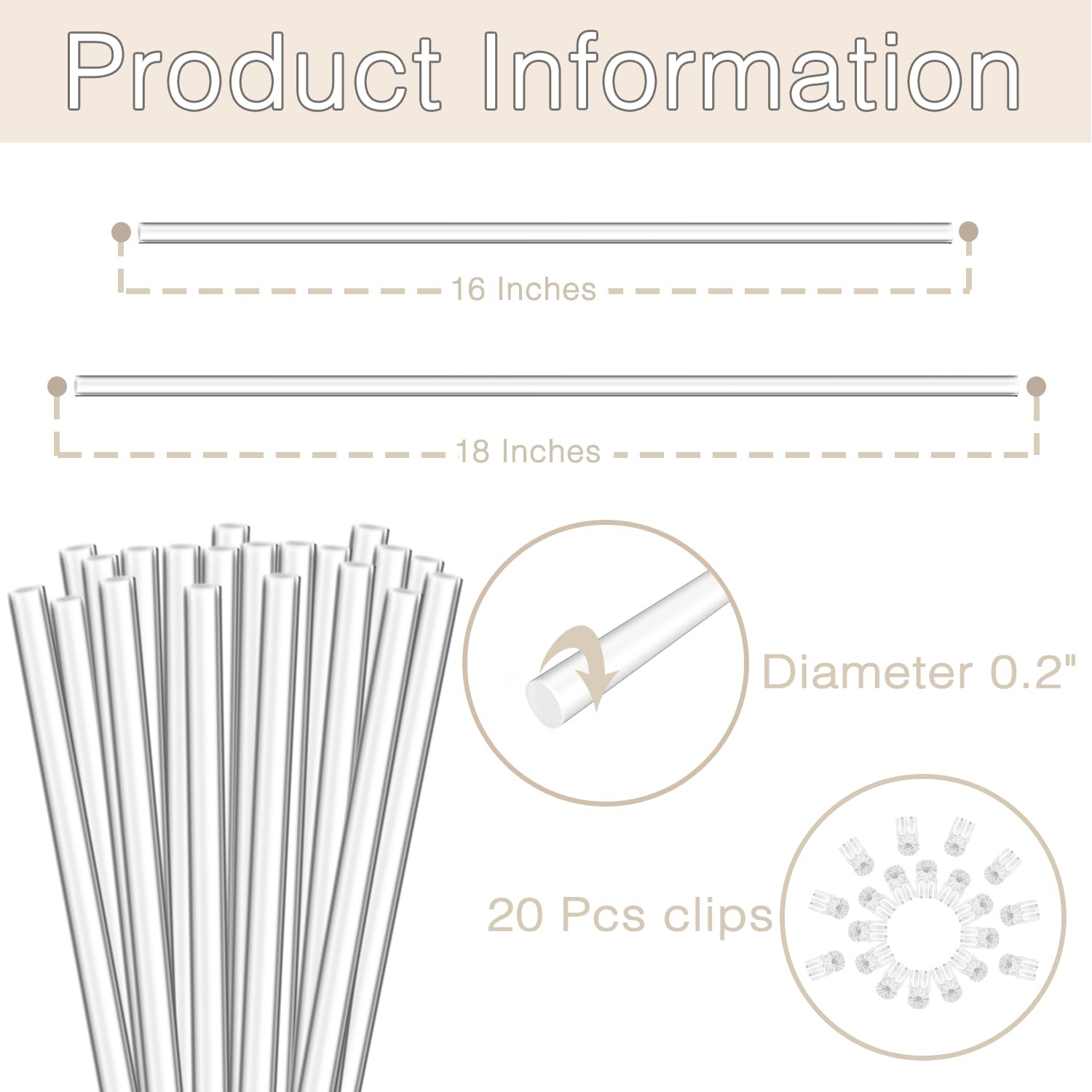 Acrylic Plant Stakes