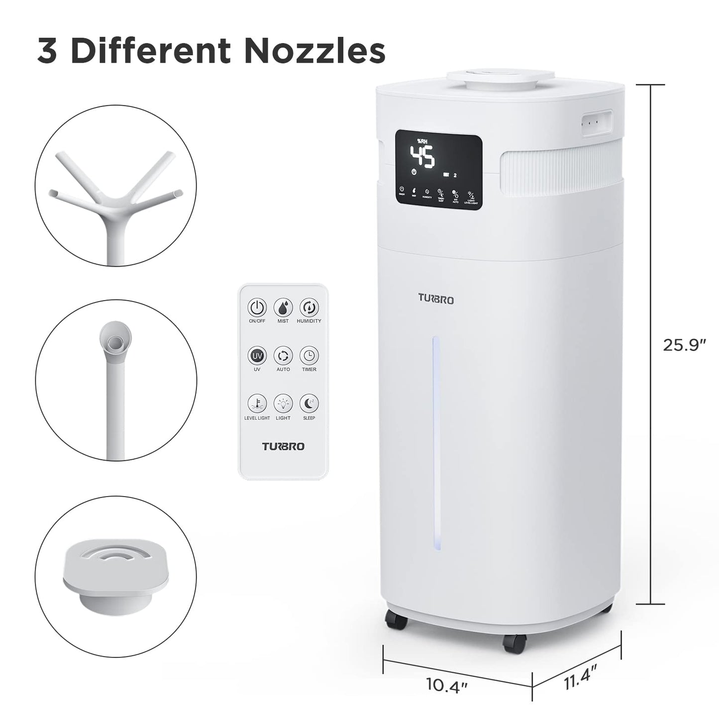 Wi-Fi Enabled Humidifier Ultrasonic Air Vaporizer
