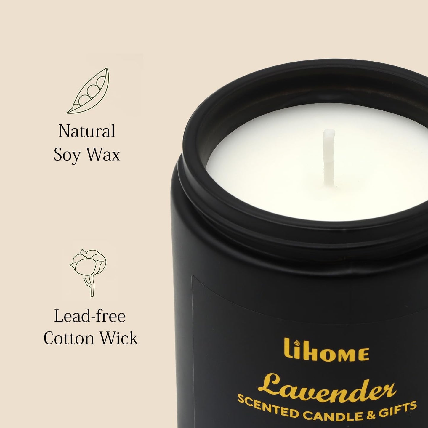 Happy Birthday Candle | Natural Soy Wax Vanilla Scented Candles