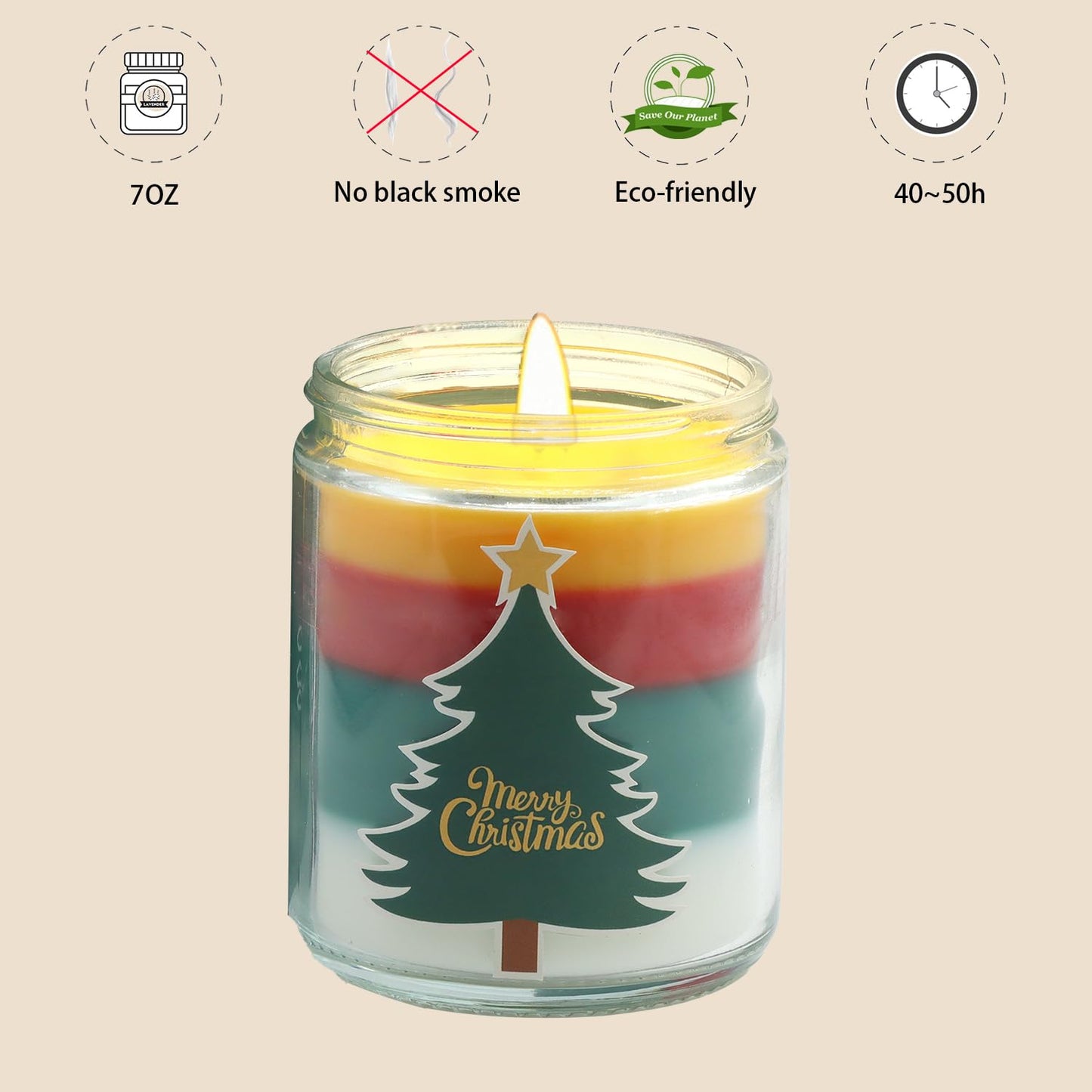 Happy Birthday Candle | Natural Soy Wax Vanilla Scented Candles