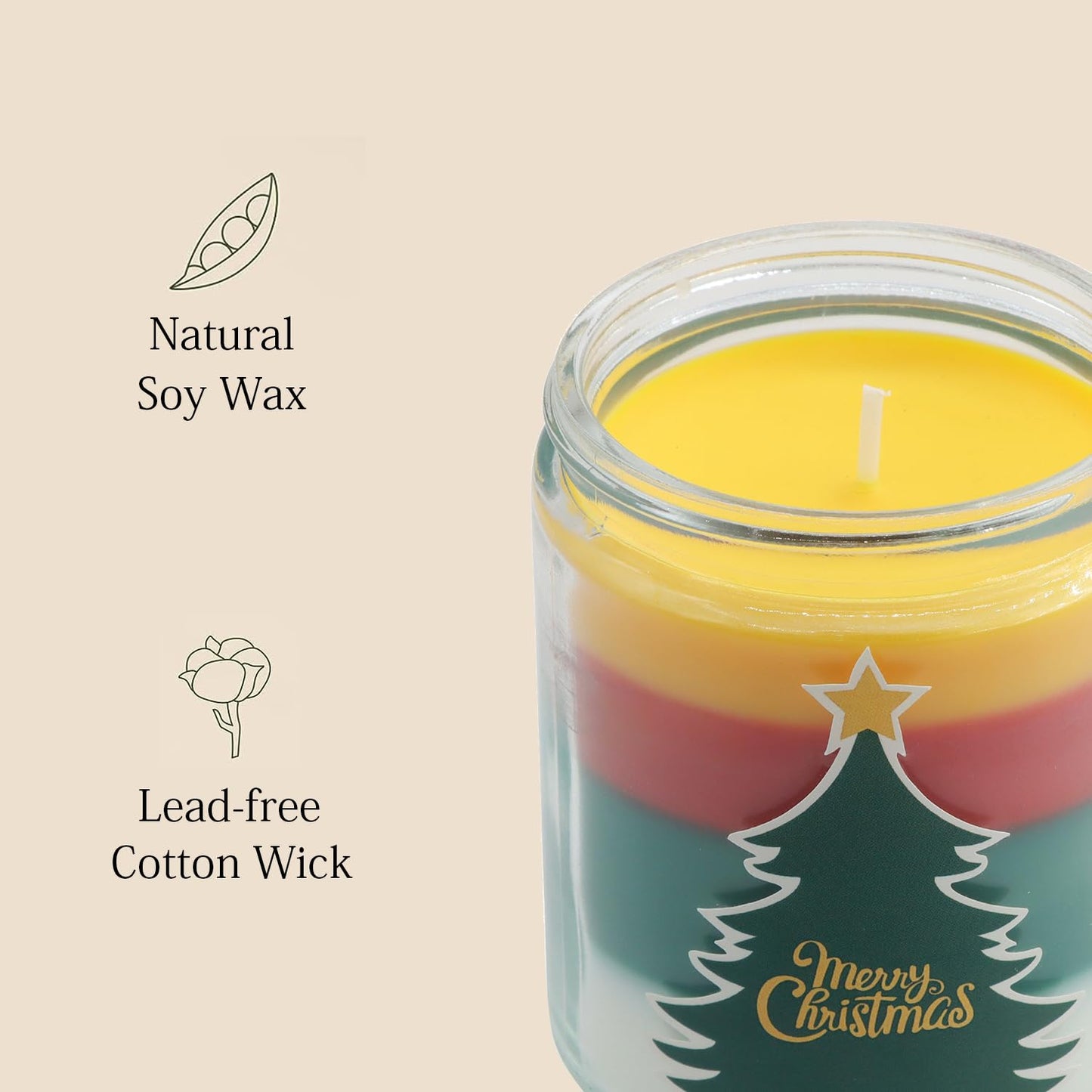 Happy Birthday Candle | Natural Soy Wax Vanilla Scented Candles