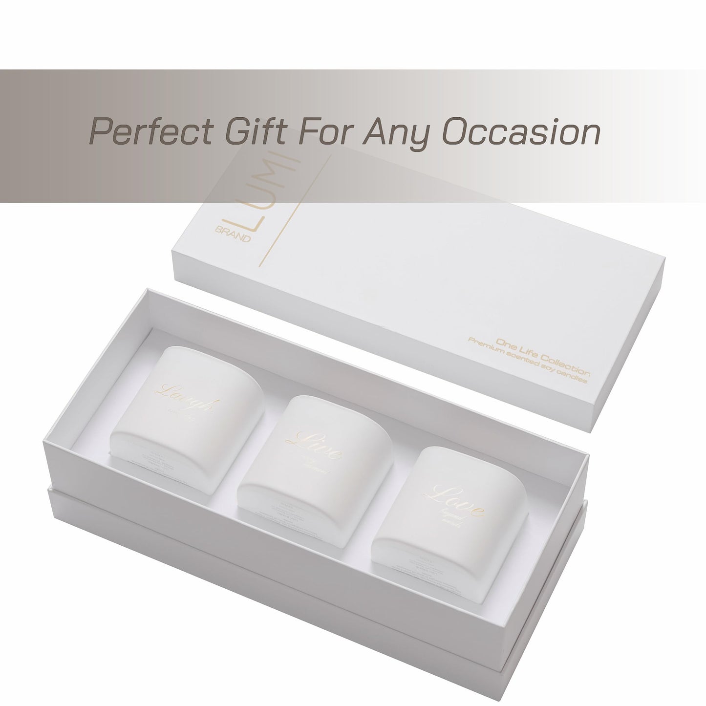 Scented Soy Candles Gift Set | Nature's Bloom Collection | 3 Scented Candles