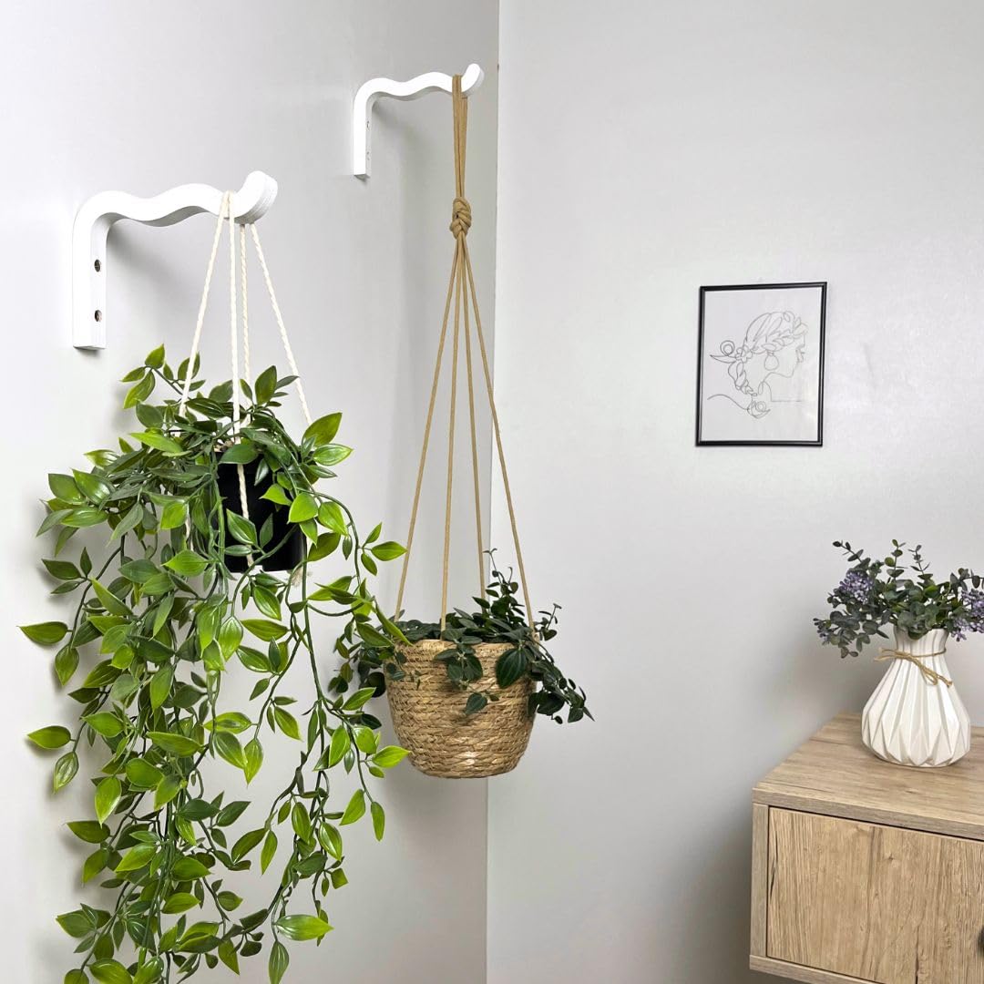 Wavy Wooden Wall Hook 2PCS