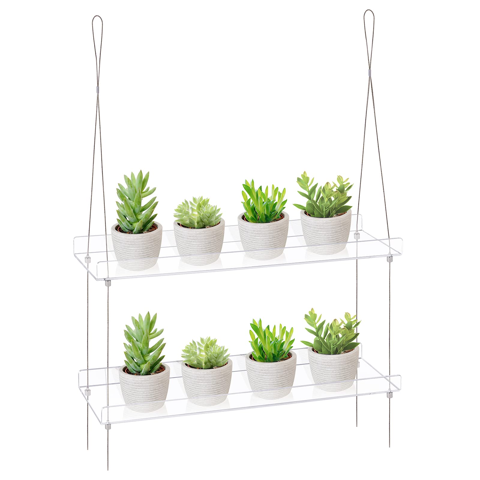 Clear Plant Shelves