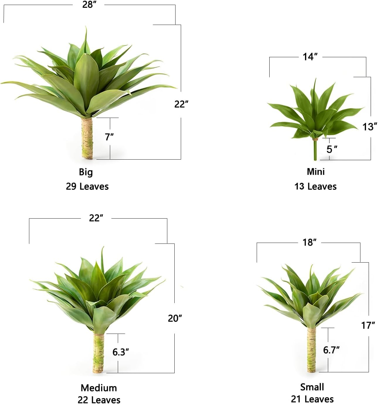 Large Artificial Agave Plant