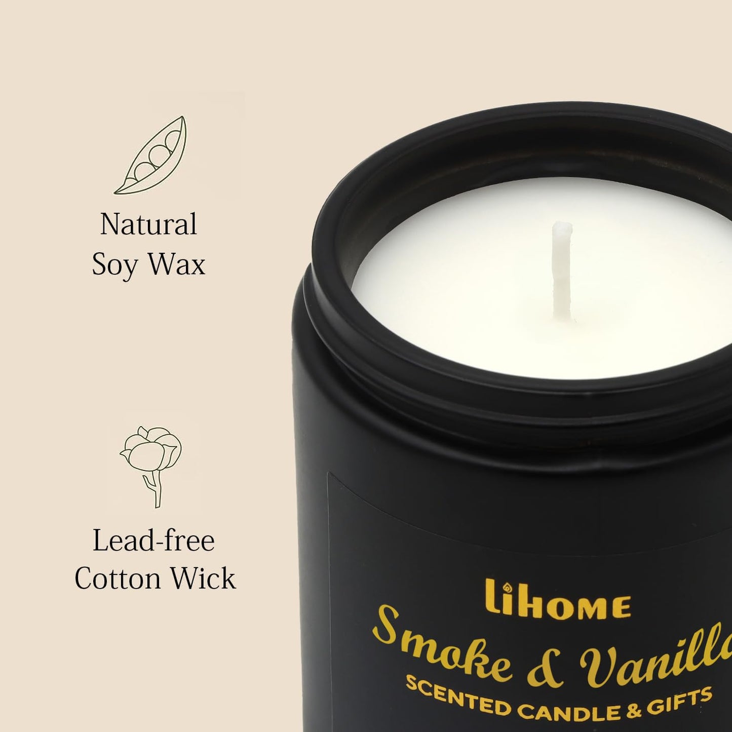 Happy Birthday Candle | Natural Soy Wax Vanilla Scented Candles