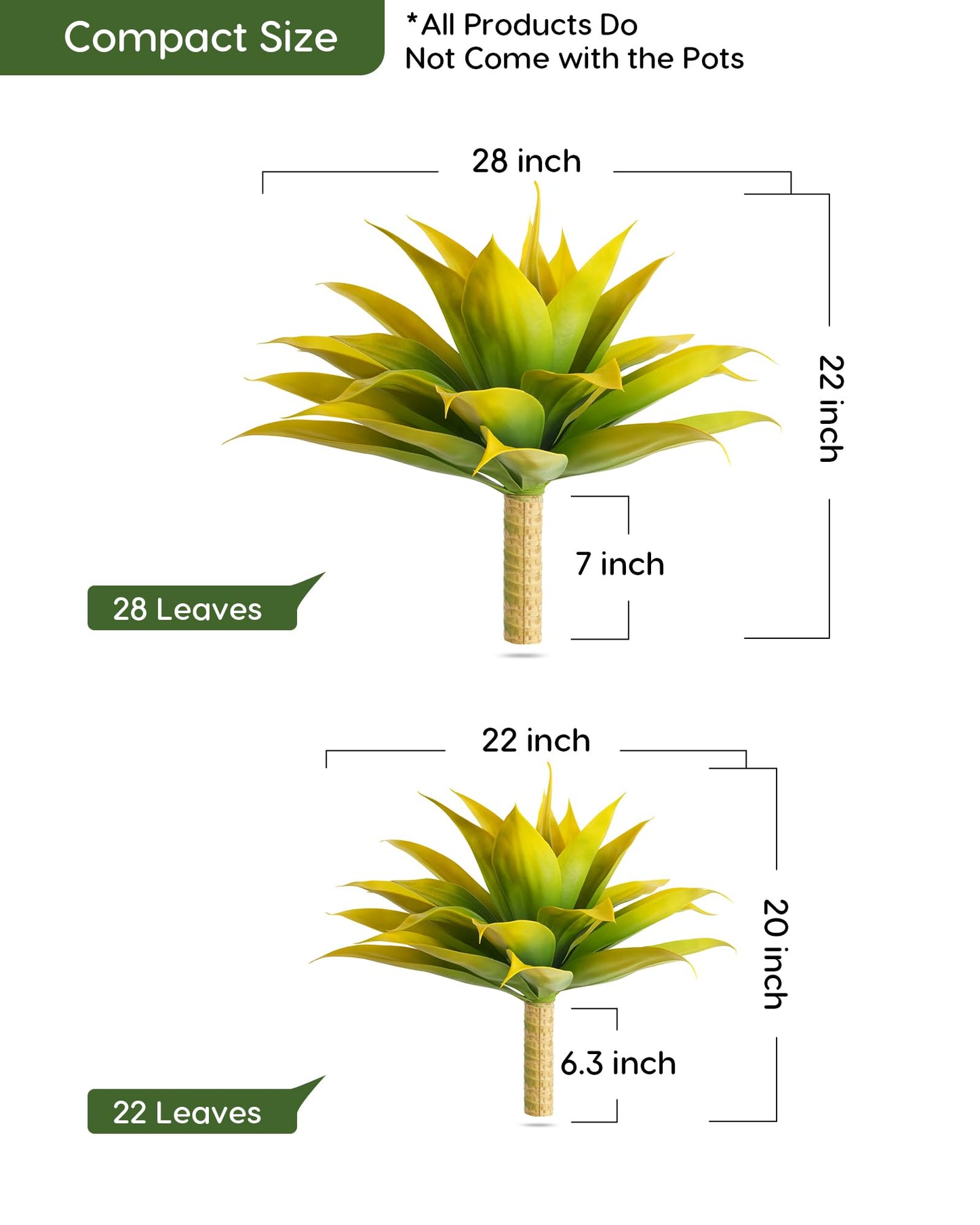 Large Artificial Agave Plant
