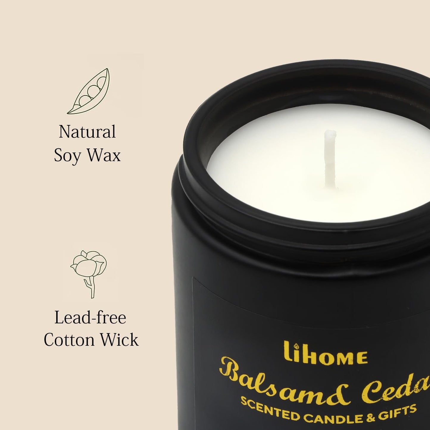 Happy Birthday Candle | Natural Soy Wax Vanilla Scented Candles