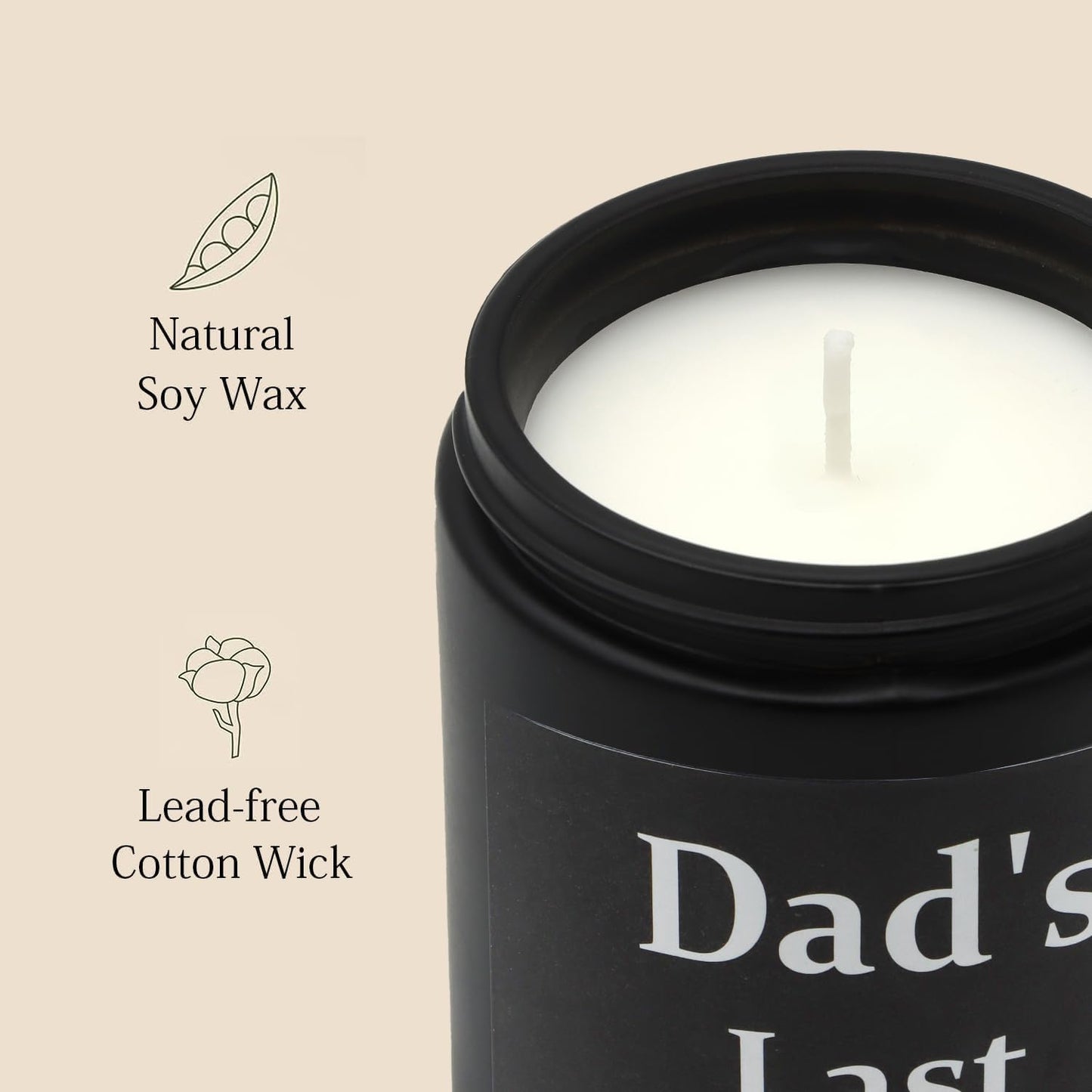 Happy Birthday Candle | Natural Soy Wax Vanilla Scented Candles
