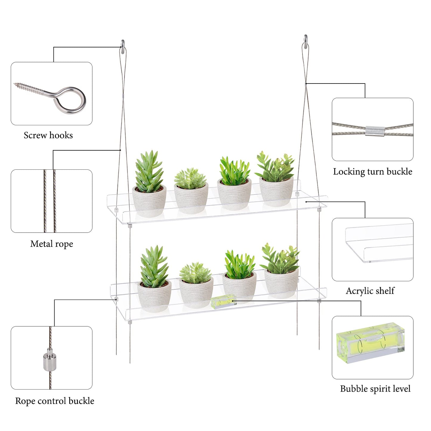 Acrylic Window Shelves