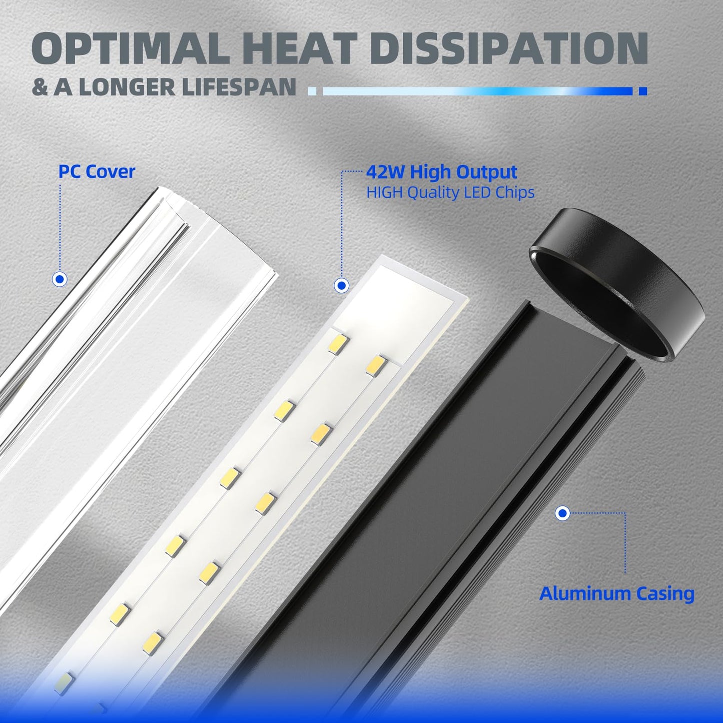 Full Spectrum Barrina Standing Grow Light