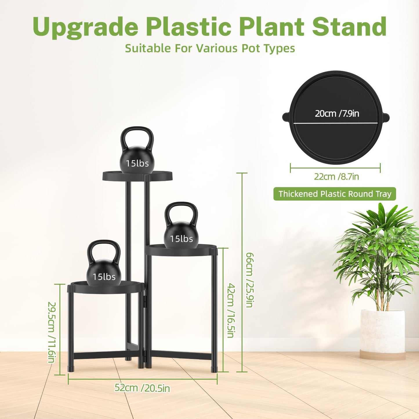 5 Tier Folding Plant Stand