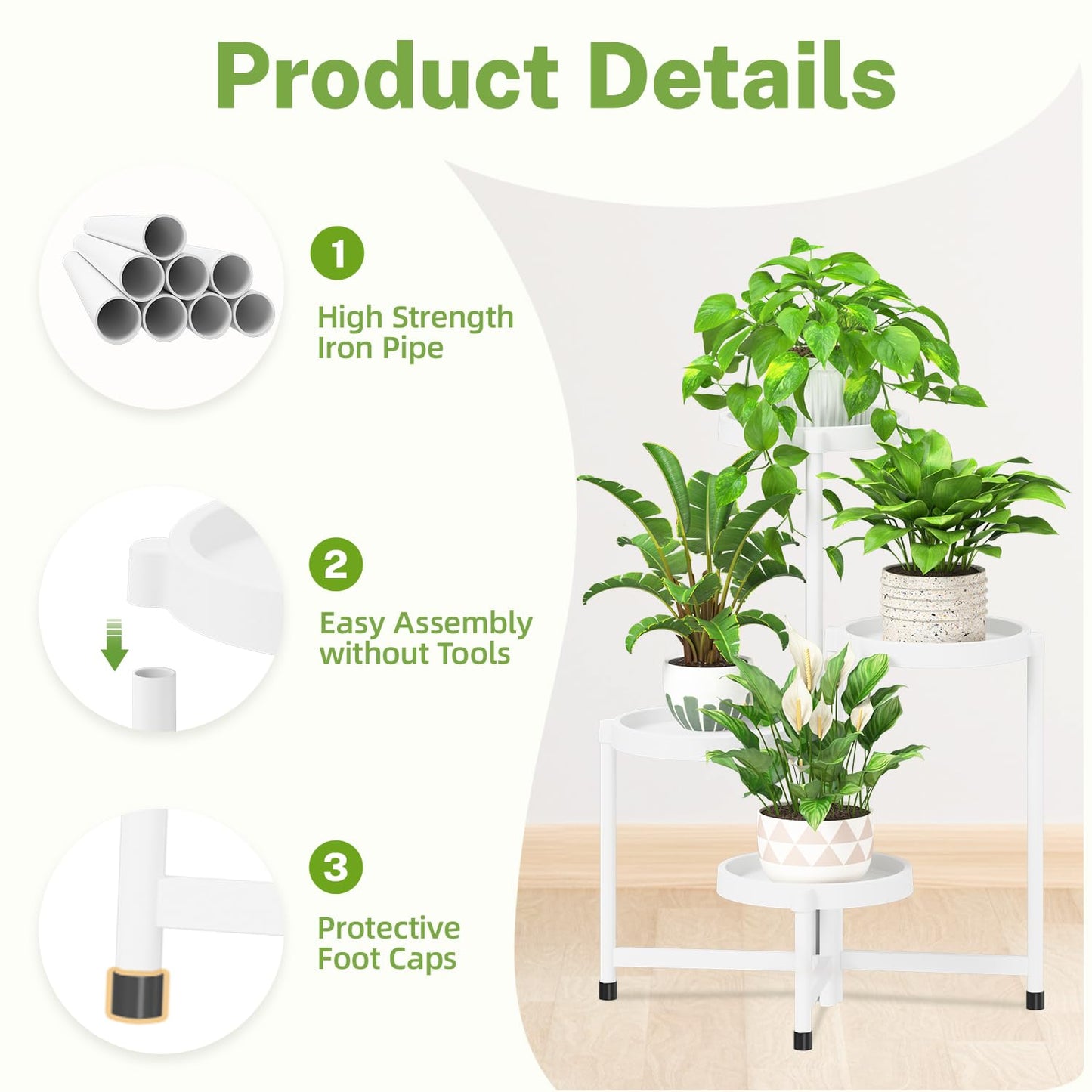 5 Tier Folding Plant Stand