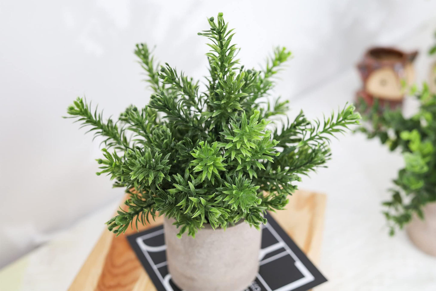 Mini Potted Artificial Plants - 3 pack