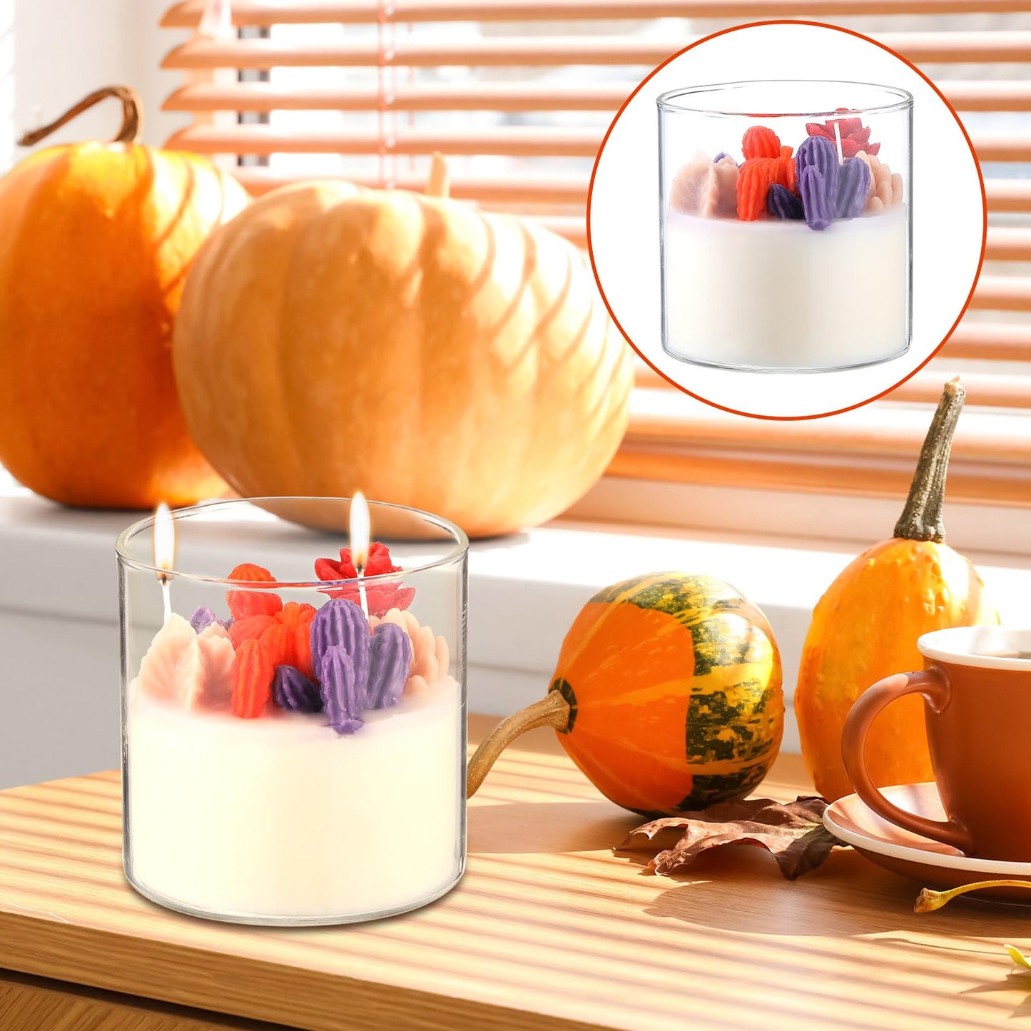 Cactus Terrarium Plant Candle