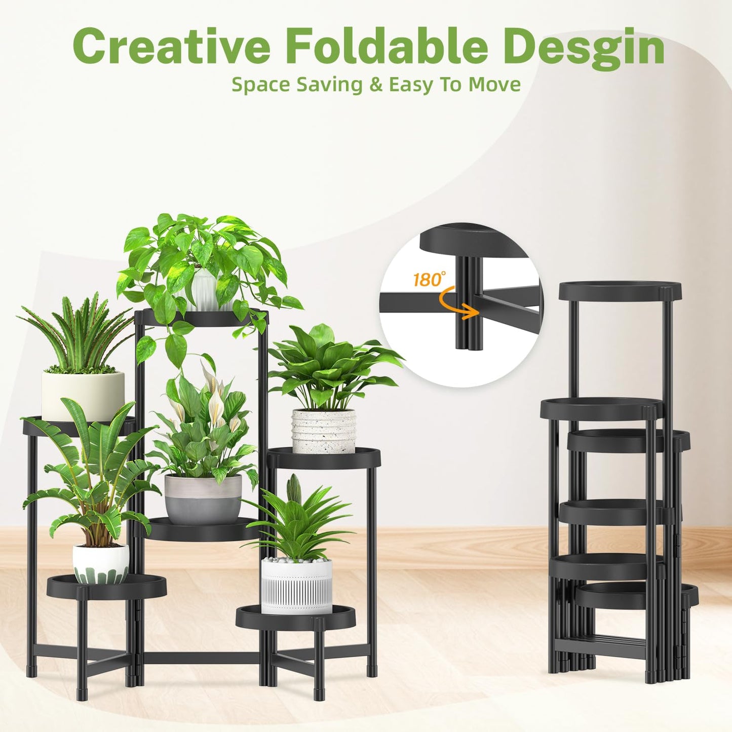 5 Tier Folding Plant Stand