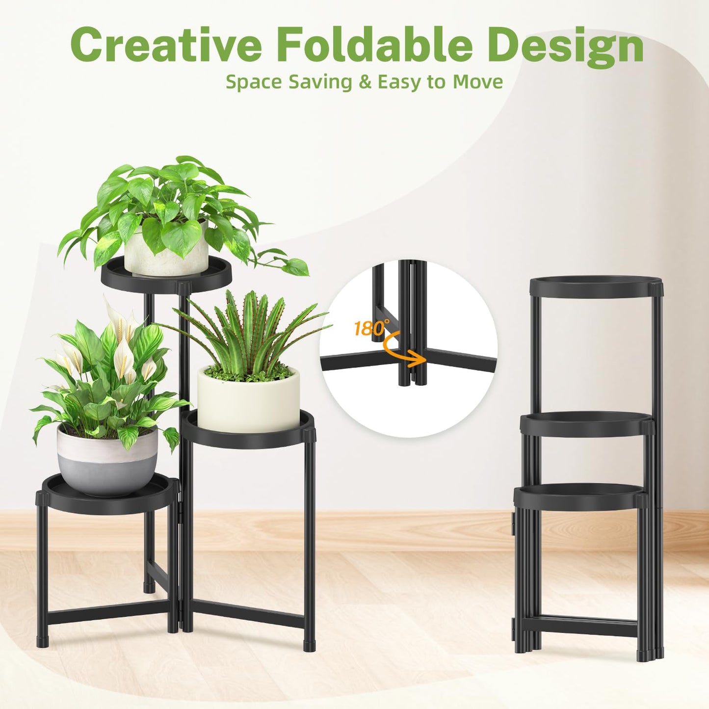 5 Tier Folding Plant Stand