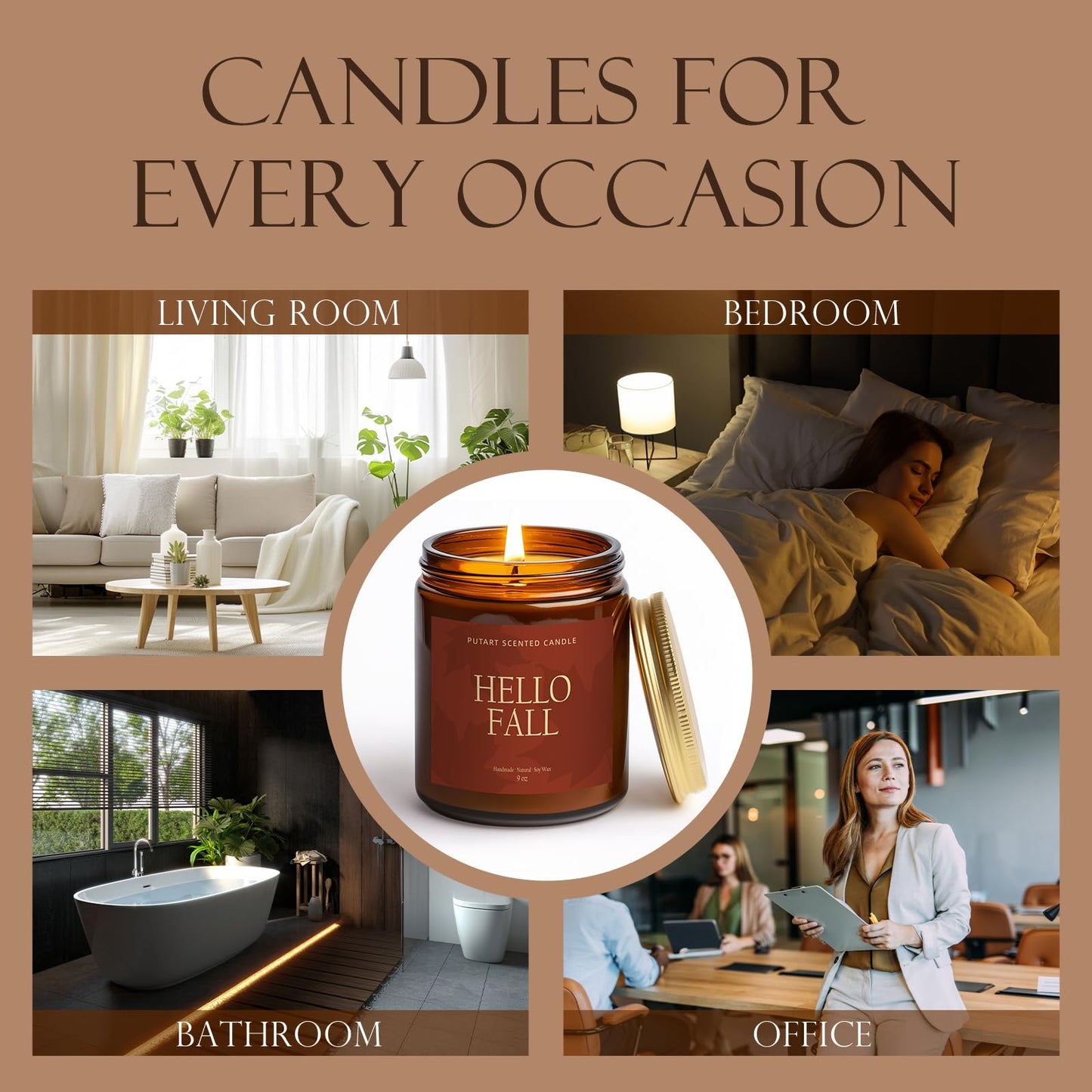 Natural Soy Wax Aromatherapy