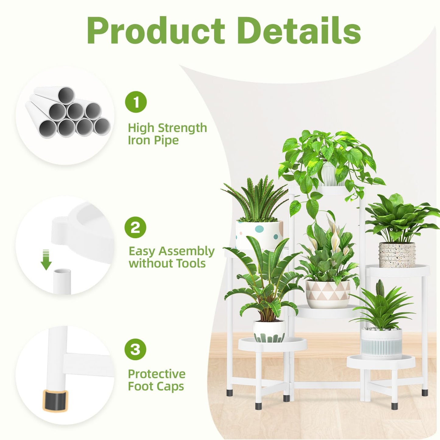 5 Tier Folding Plant Stand
