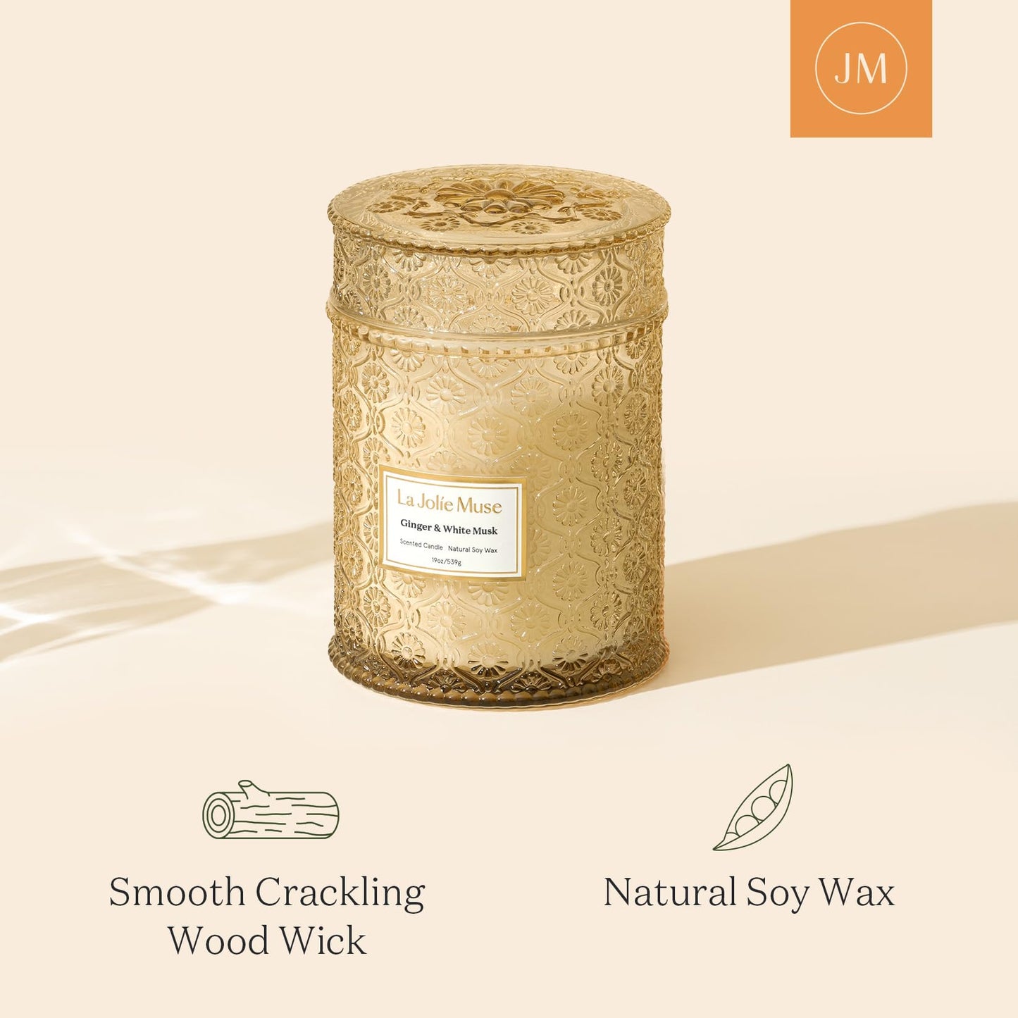LA JOLIE MUSE Glass Jar Candle