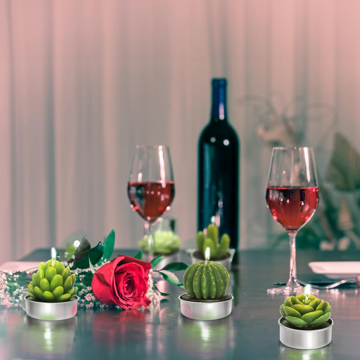 Cactus Tealight Candles