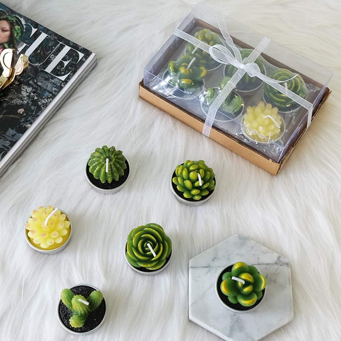 Cactus Tealight Candles