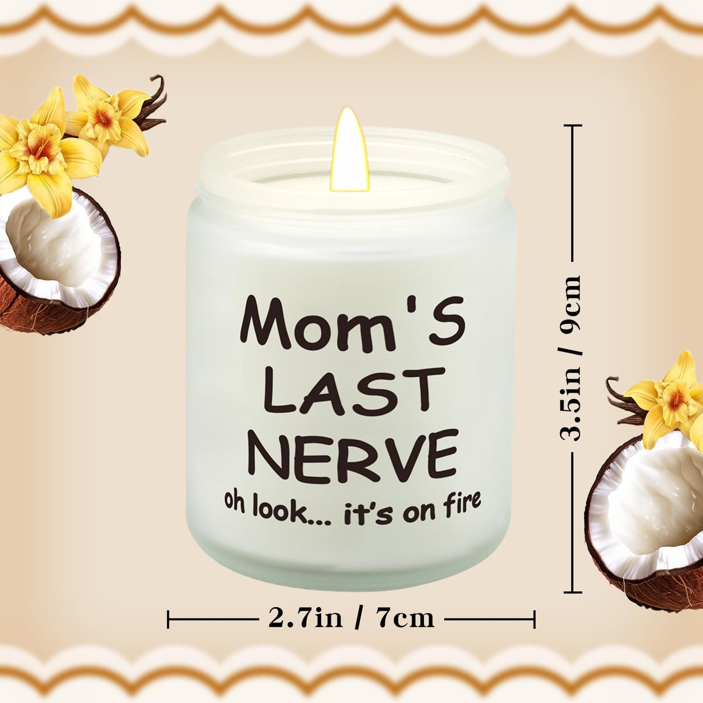 Happy Birthday Candle | Natural Soy Wax Vanilla Scented Candles