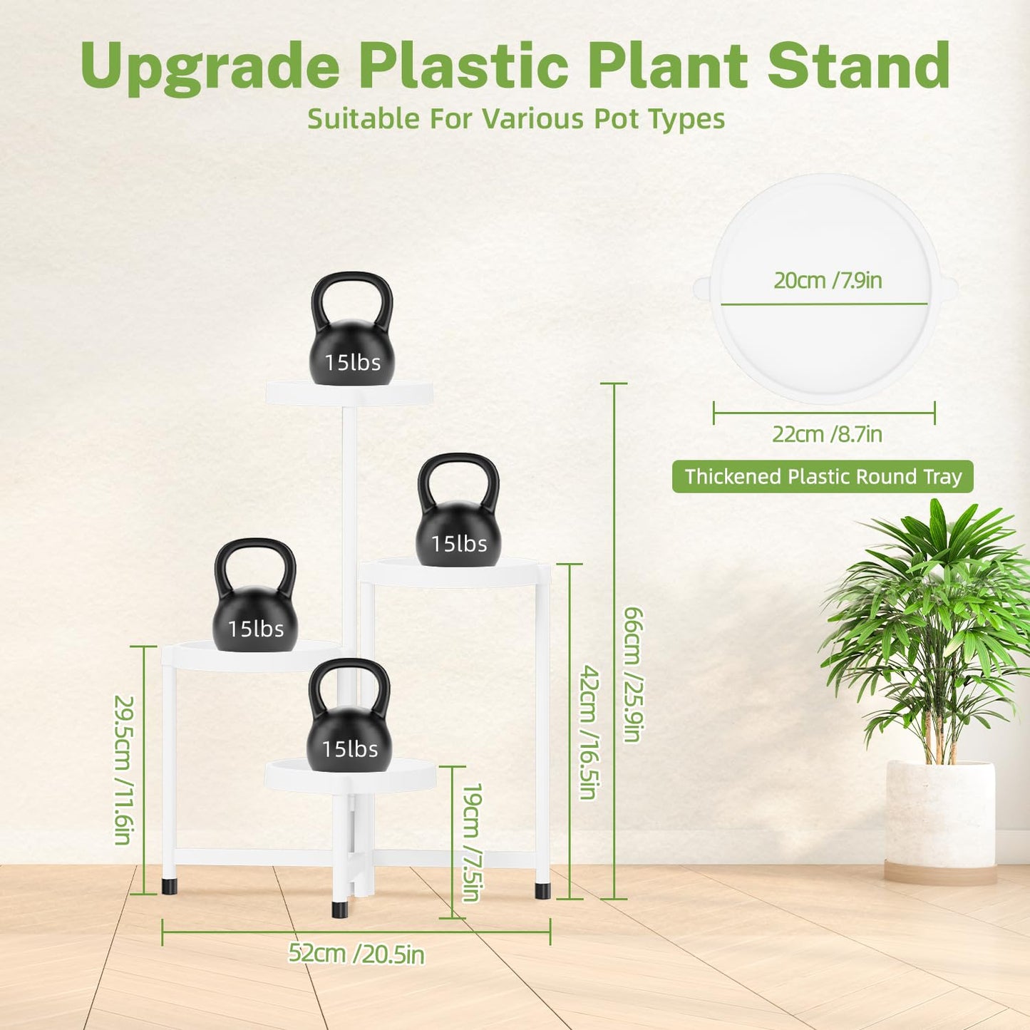 5 Tier Folding Plant Stand
