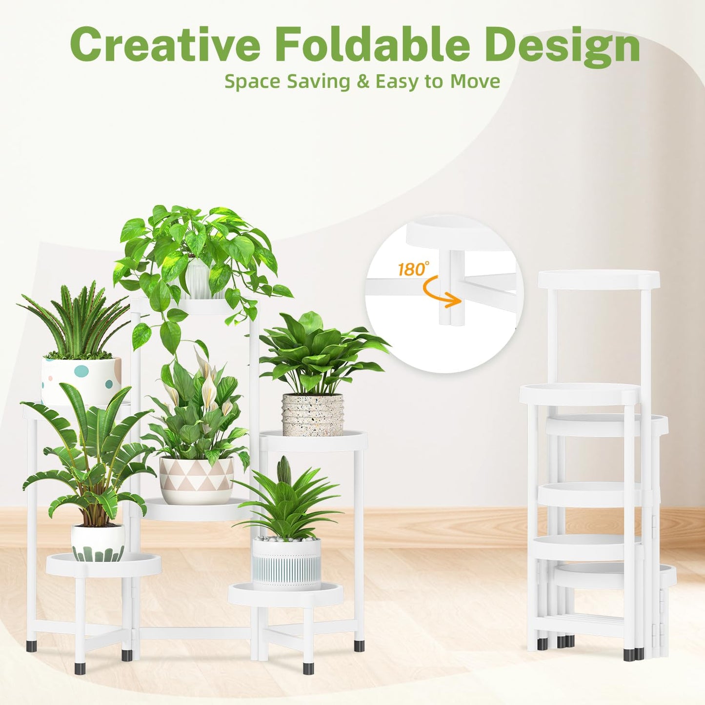 5 Tier Folding Plant Stand