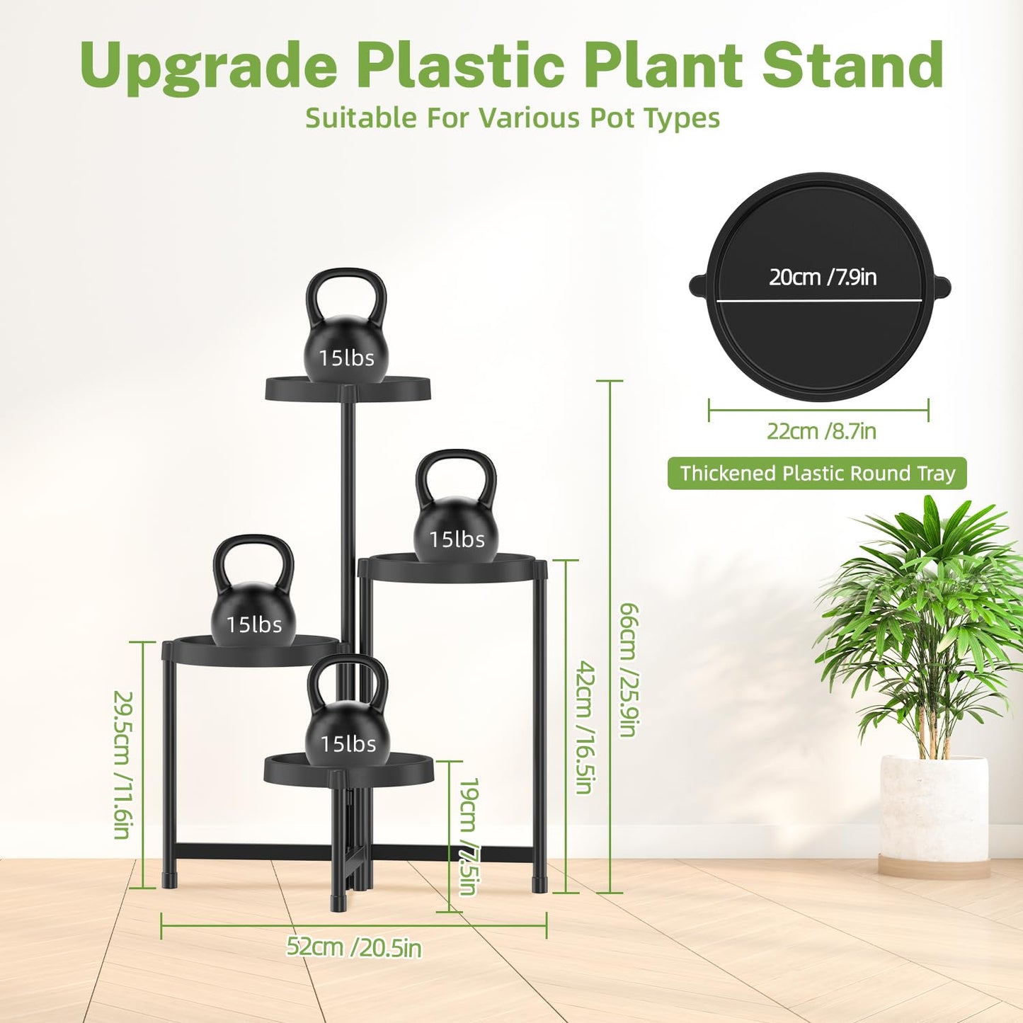 5 Tier Folding Plant Stand