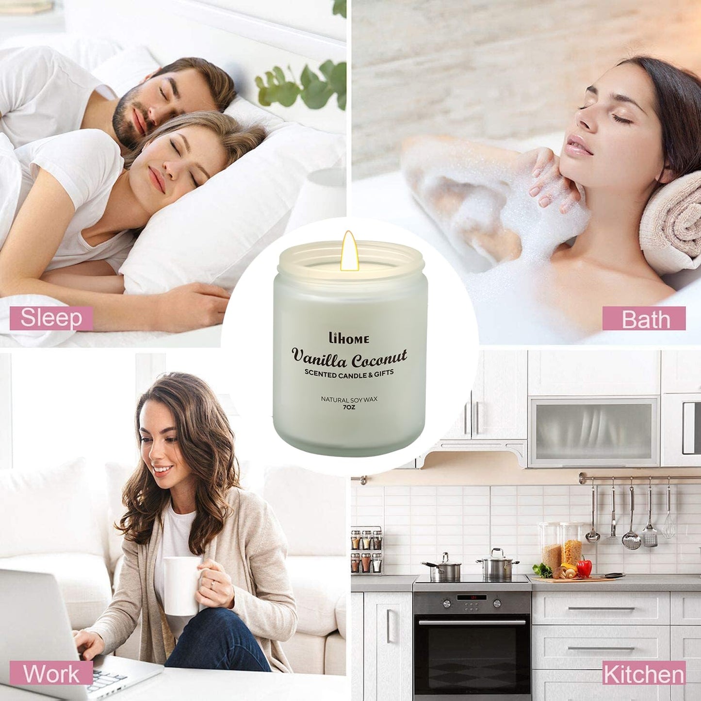 Happy Birthday Candle | Natural Soy Wax Vanilla Scented Candles