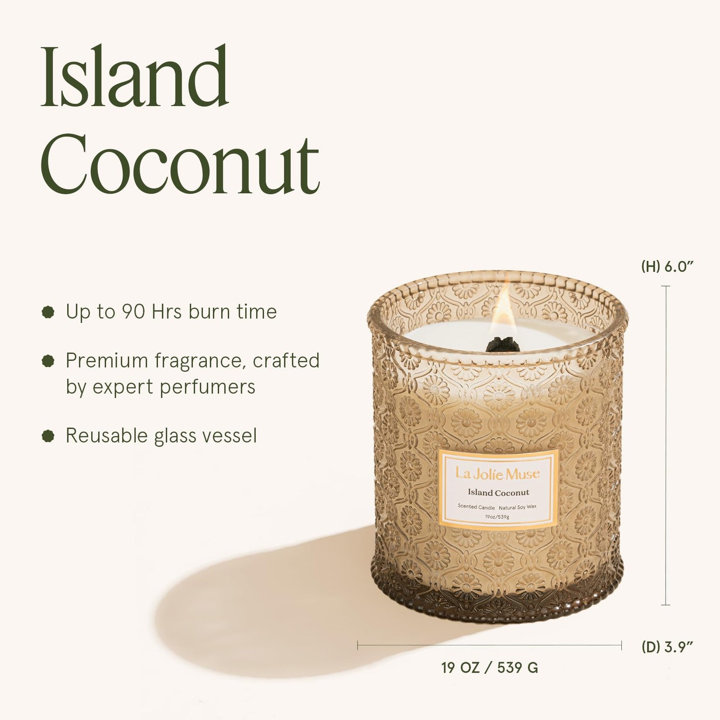 LA JOLIE MUSE Glass Jar Candle