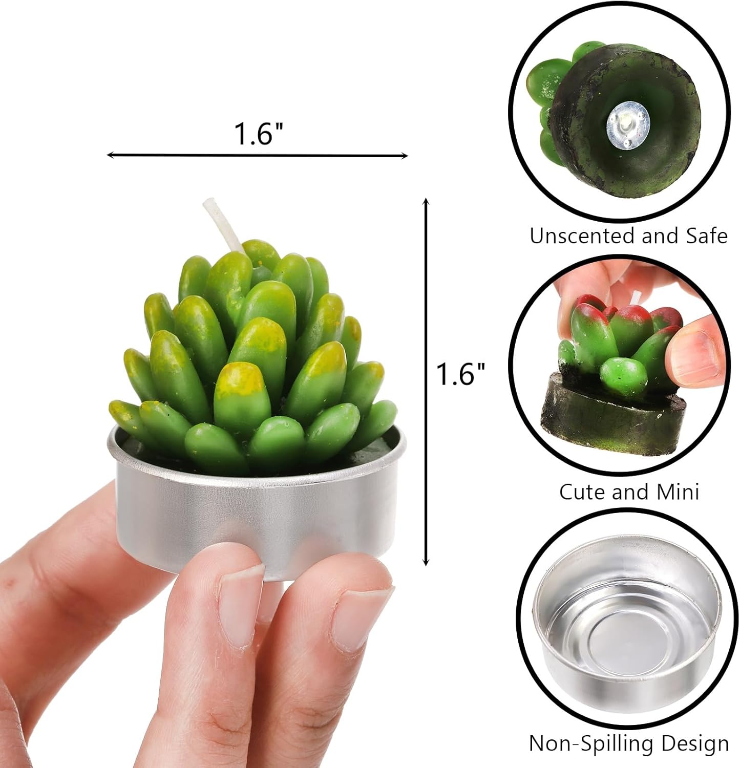 Cactus Tealight Candles