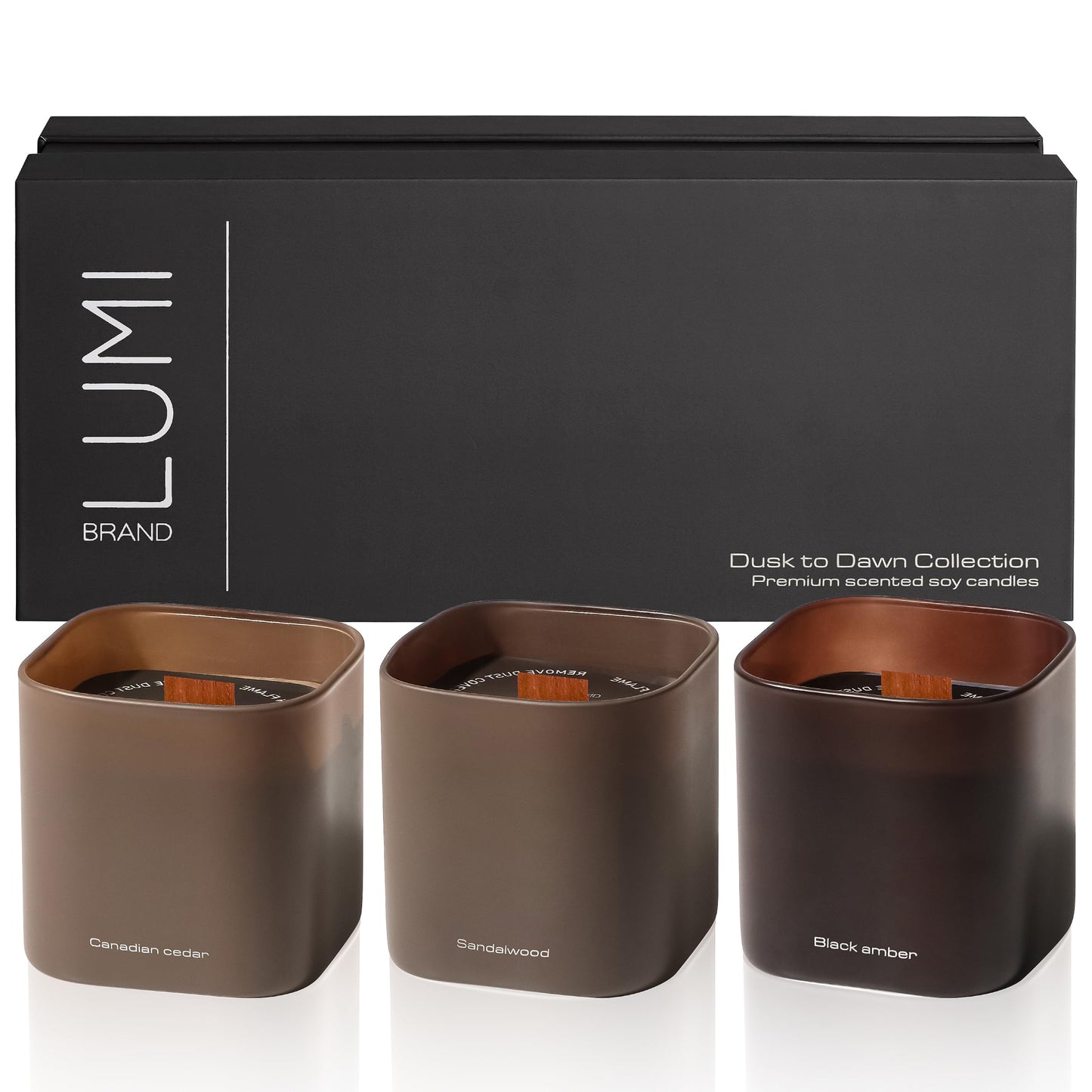 Scented Soy Candles Gift Set | Nature's Bloom Collection | 3 Scented Candles