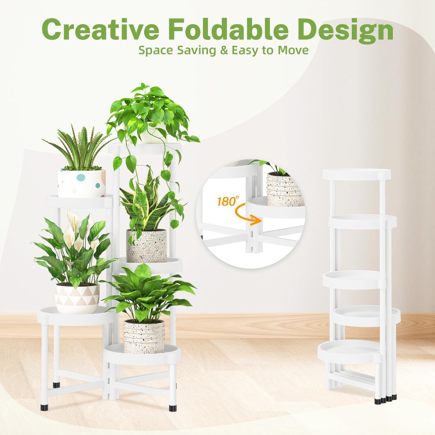5 Tier Folding Plant Stand