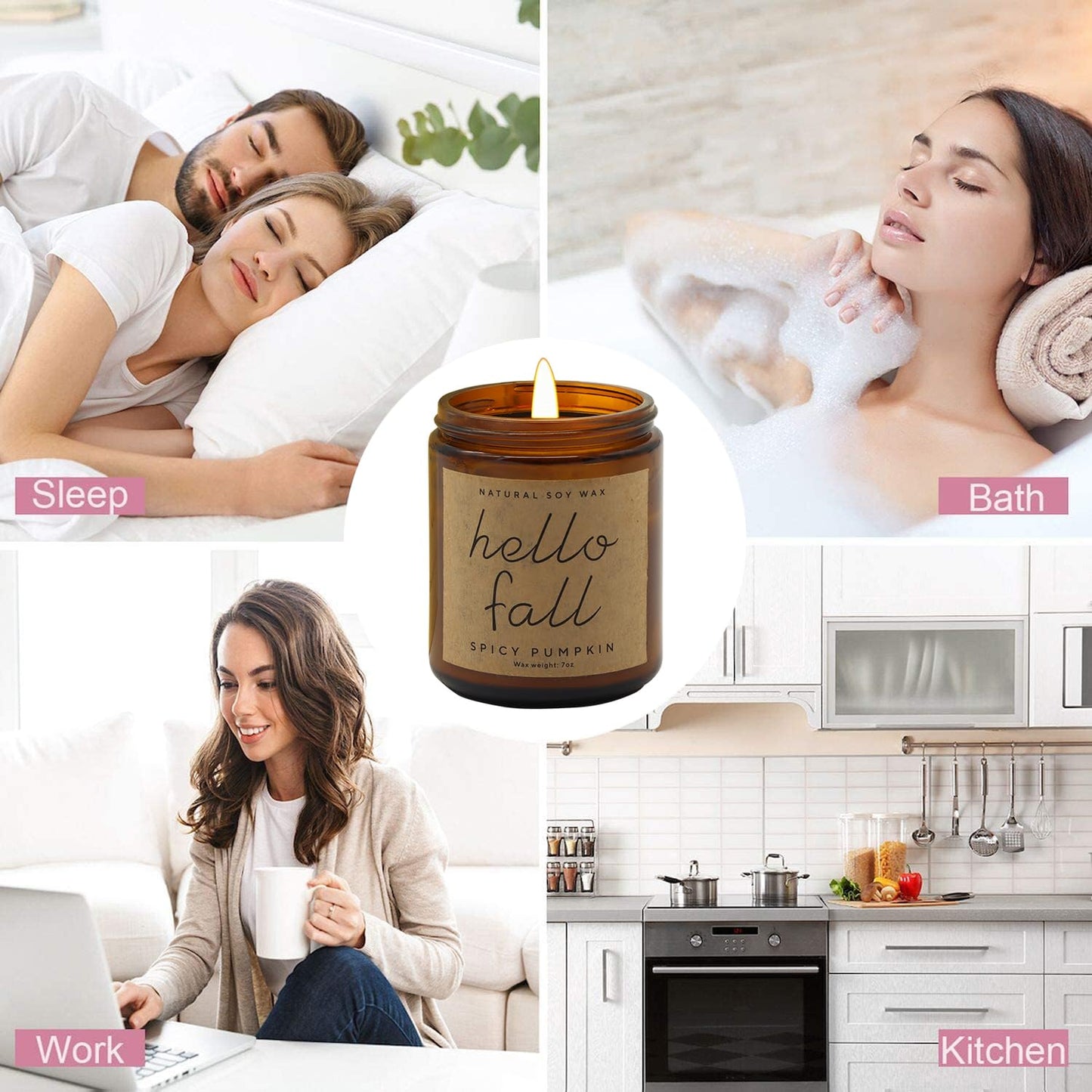 Happy Birthday Candle | Natural Soy Wax Vanilla Scented Candles