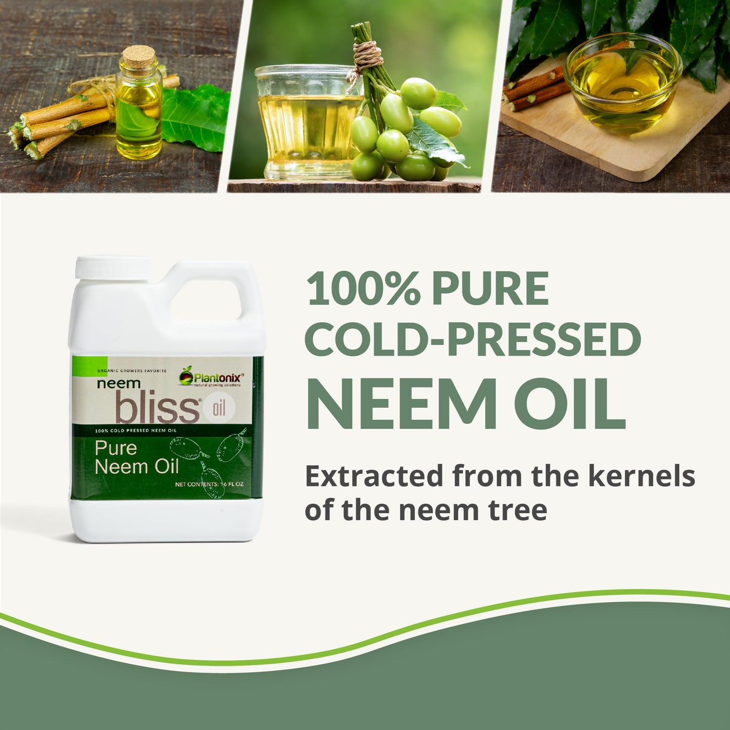 Pure Neem Oil Concentrate 100% Cold Pressed